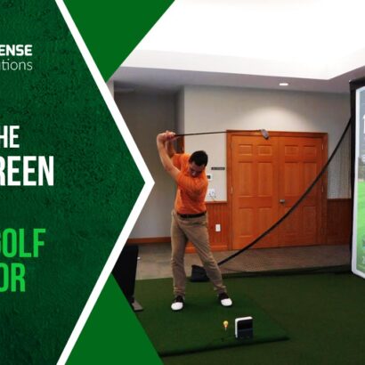 Choosing golf simulator screen