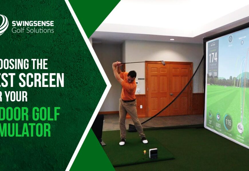 Choosing golf simulator screen