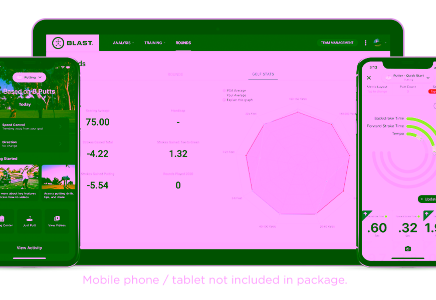 BLAST GOLF SWING ANALYZER