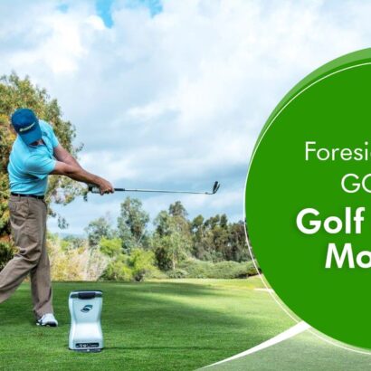 Foresight Sports GCQuad golf launch simulator.