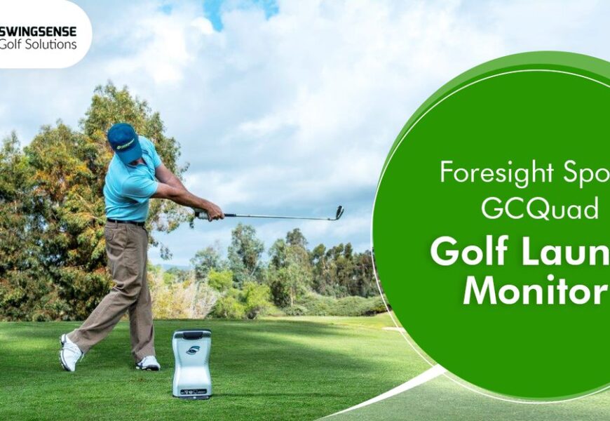 Foresight Sports GCQuad golf launch simulator.