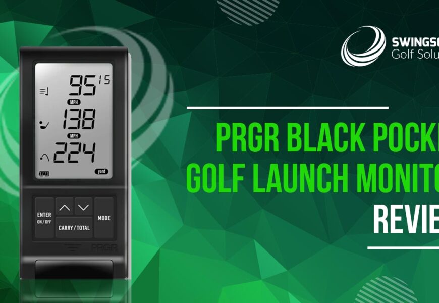 PRGR Black Pocket Golf Launch Monitor.