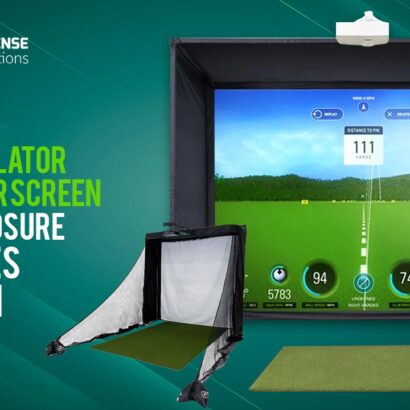 The Top 3 Golf Simulator Projector Screen And Enclosure Packages For 2021
