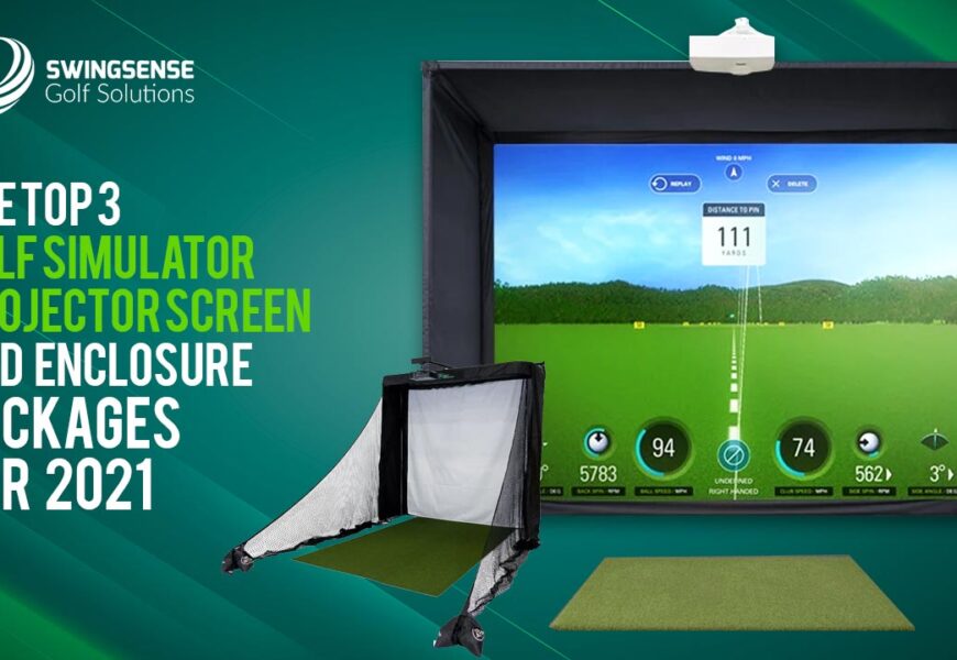 The Top 3 Golf Simulator Projector Screen And Enclosure Packages For 2021