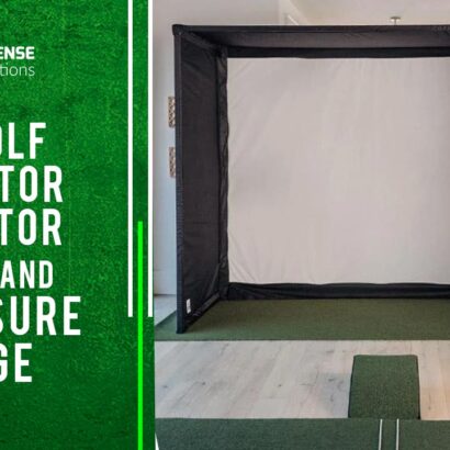 The Best Golf Simulator Projector Screen And Enclosure