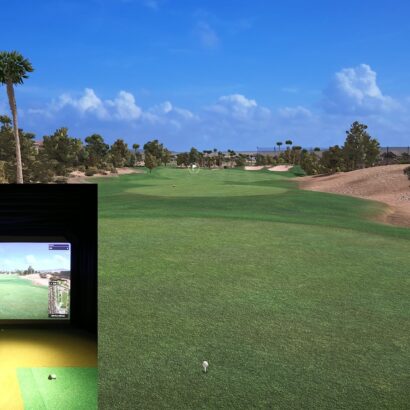 Trackman Golf Simulator - Playing 9 Holes At Chimera With Trackman 4