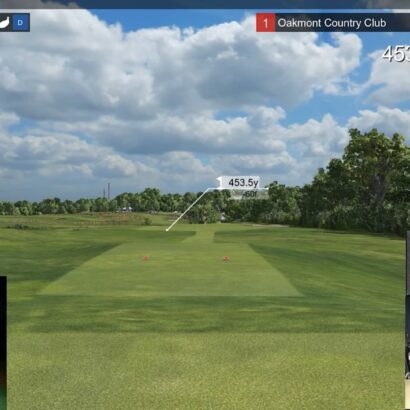 18 holes in 30 minutes - Golf Simulator Speed Round at Oakmont (E6)