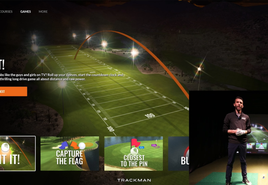 Trackman Golf Simulator - "HIT IT" Long Drive Review - Trackman 4 (2021 Updates)