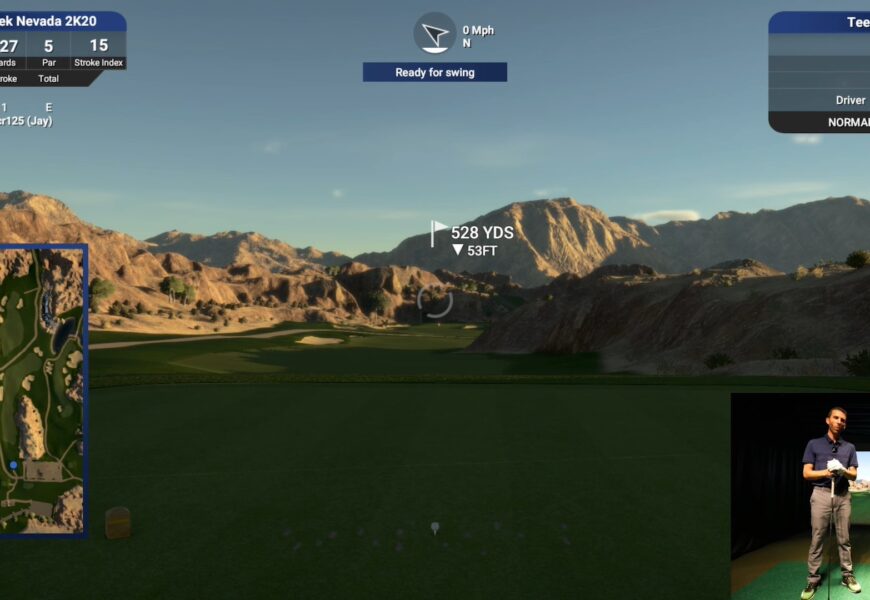 Playing Wolf Creek On TGC 2019 : UNEEKOR EYE Golf Simulator (4K)
