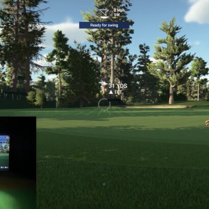 TGC 2019 Chipping on the Flightscope Mevo Plus Golf Simulator