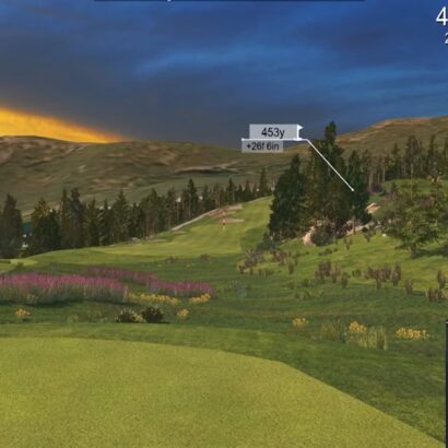 Playing Whistler Golf Club with Uneekor QED Golf Simulator (E6 Connect)