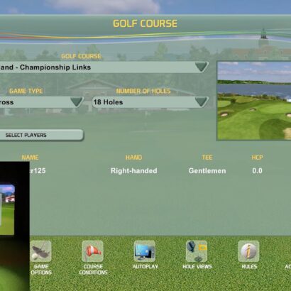 Creative Golf 3D Simulator with Flightscope Mevo+ at The Island Golf Club