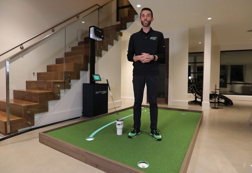PUTTVIEW P7 (Plus) - FIRST LOOK & REVIEW - Indoor Home Putting Green