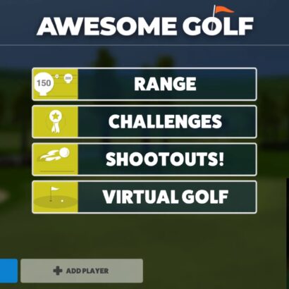 Awesome Golf Simulator Software - Virtual Golf - Flightscope Mevo Plus
