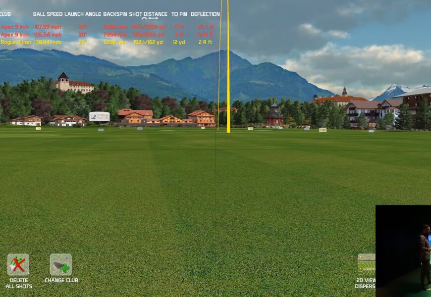 Creative Golf 3D - Flightscope Mevo+ CLUB FITTING - Callaway APEX vs ROGUE