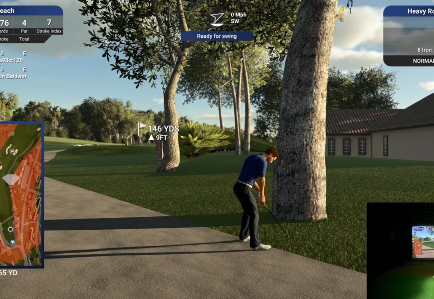 Playing Pebble Beach on TGC 2019 - Flightscope Mevo+ vs SkyTrak