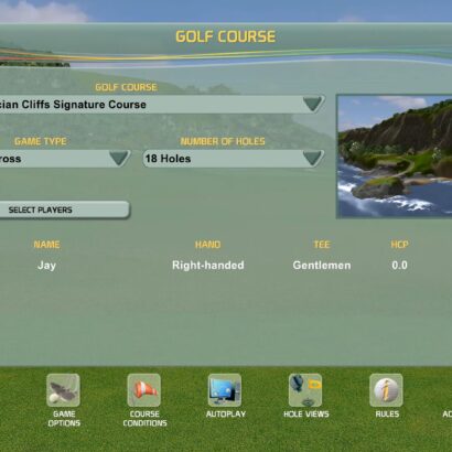 UNEEKOR EYE XO Golf Launch Monitor Playing Creative Golf 3D
