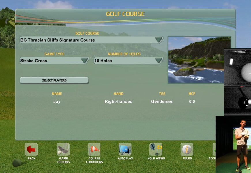 UNEEKOR EYE XO Golf Launch Monitor Playing Creative Golf 3D