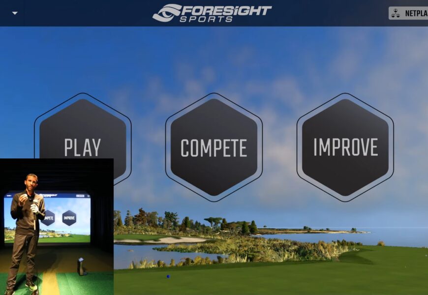 GCQuad Golf Simulator - Indoor Driver Test & Review