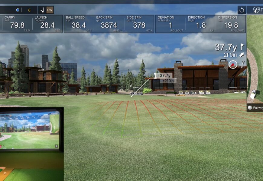 Flightscope Mevo Plus Review - Chipping & Short Golf Shots - E6 Connect Golf Simulator