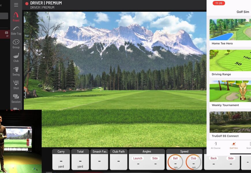 Garmin R10 - Golf Simulator Software Review (Playing Home Tee Hero)