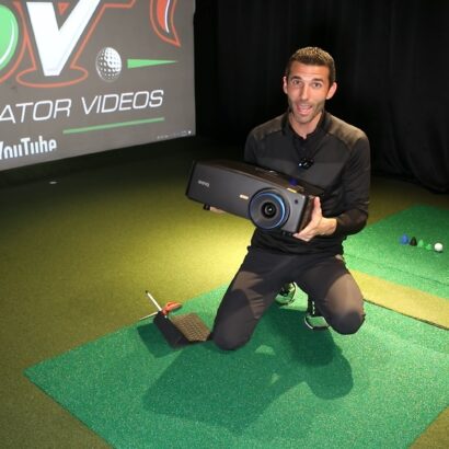 Best Golf Simulator Projector for 2022? BenQ LK936ST REVIEW!
