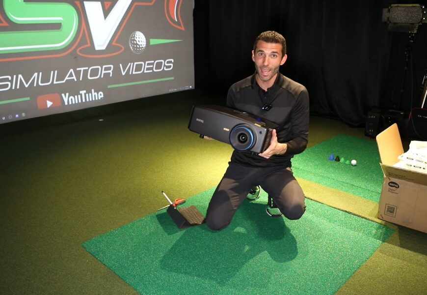 Best Golf Simulator Projector for 2022? BenQ LK936ST REVIEW!