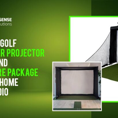 The Best Golf Simulator Projector Screen And Enclosure Package