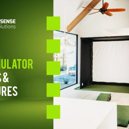 Two Assorted Golf Simulator Screen And Enclosure Options In 2021