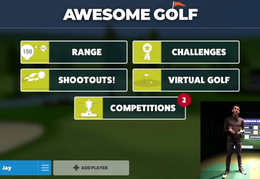 Awesome Golf Simulator UPDATE! NOW Garmin R10 Compatible!