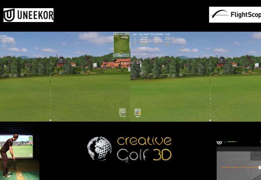 FLIGHTSCOPE MEVO+ vs UNEEKOR QED- Putting & Chipping on Creative Golf 3D