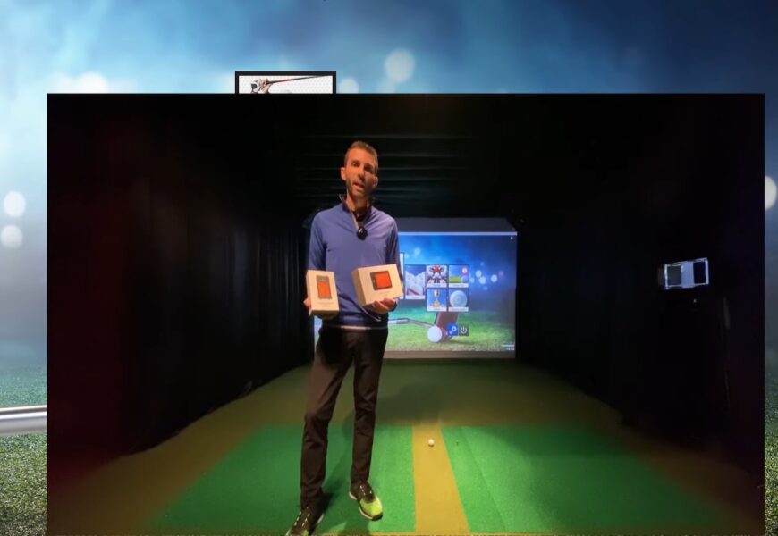 Swing Caddie SC300 - INDOOR Review & Unboxing vs Flightscope Mevo+