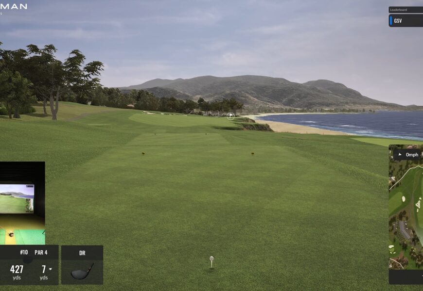 Trackman Golf Simulator - Pebble Beach Golf Course (Virtual Golf 2)