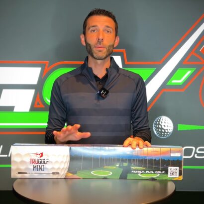 Golf Simulator Review - TruGolf MINI - Unboxing & FIRST LOOK & DEMO!