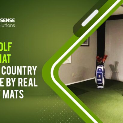 Indoor Golf Hitting Mat Top Pick: Country Club Elite by Real Feel Golf Mats