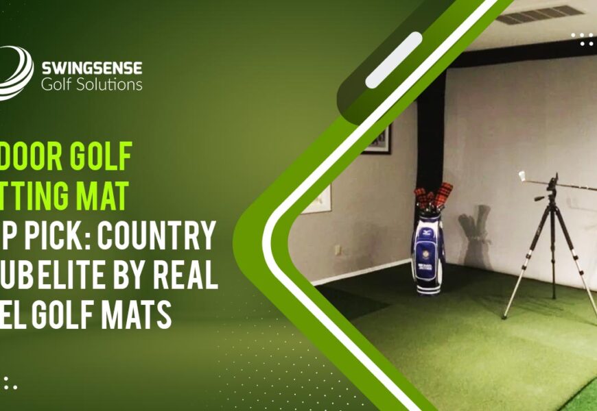 Indoor Golf Hitting Mat Top Pick: Country Club Elite by Real Feel Golf Mats