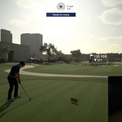 Playing TGC 2019 on the Flightscope Mevo+ Simulator