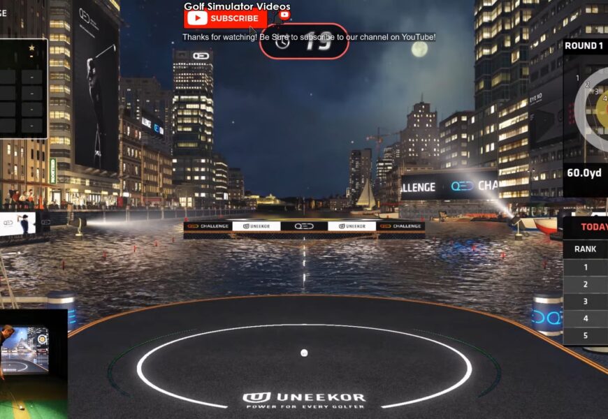 UNEEKOR GOLF SIMULATOR REVIEW - QED Refine Challenge Mode