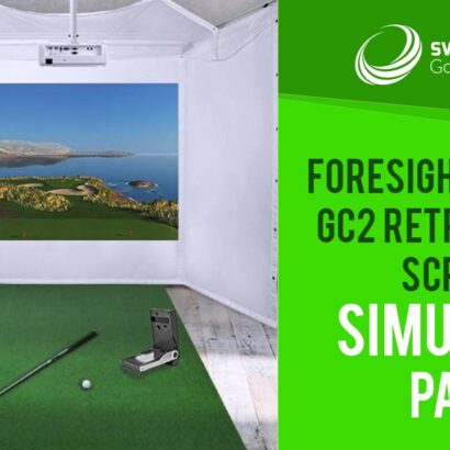 Foresight Sports GC2 Retractable Screen Golf Simulator Package