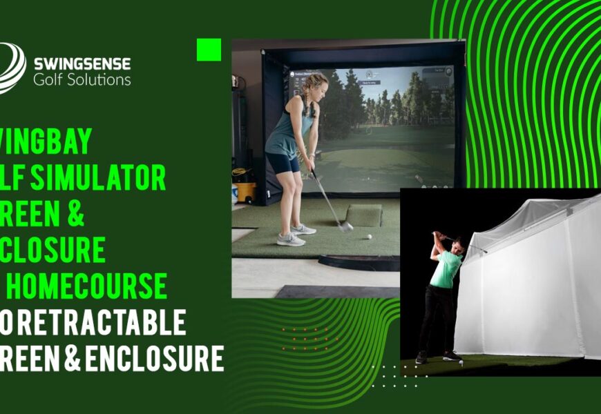 SwingBay Golf Simulator Screen & Enclosure vs HomeCourse Pro Retractable Screen & Enclosure
