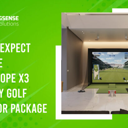 The FlightScope X3 SwingBay Golf Simulator Package