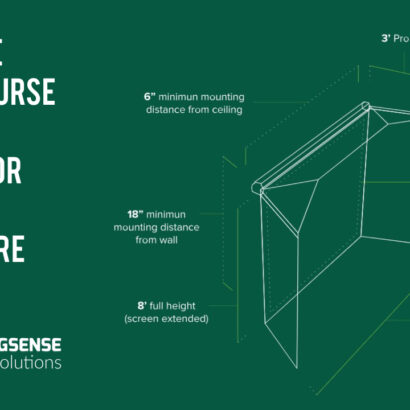 What The HomeCourse Pro Golf Simulator Screen Enclosure Offers