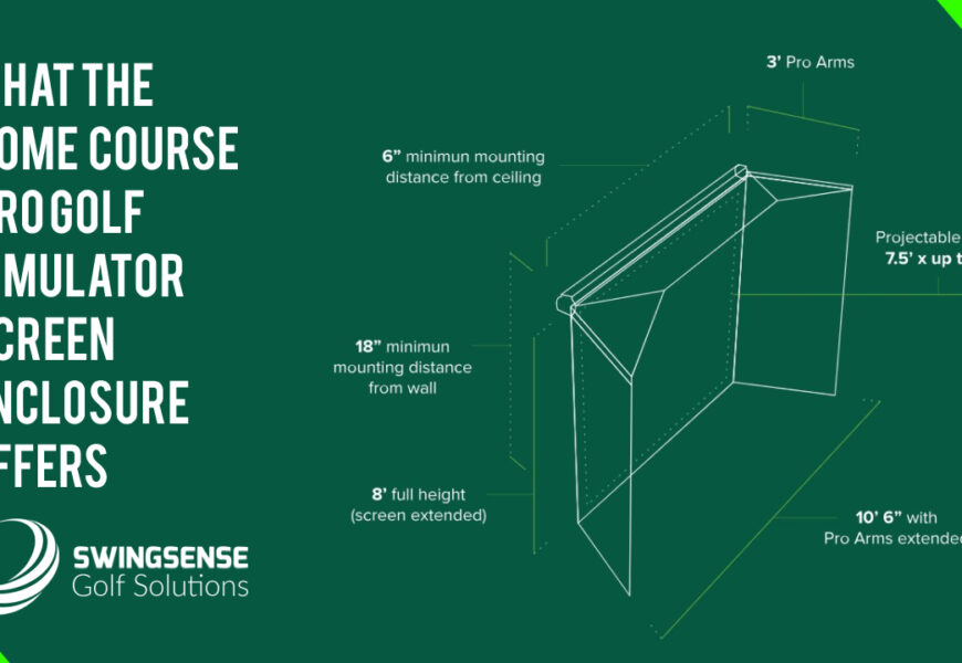 What The HomeCourse Pro Golf Simulator Screen Enclosure Offers