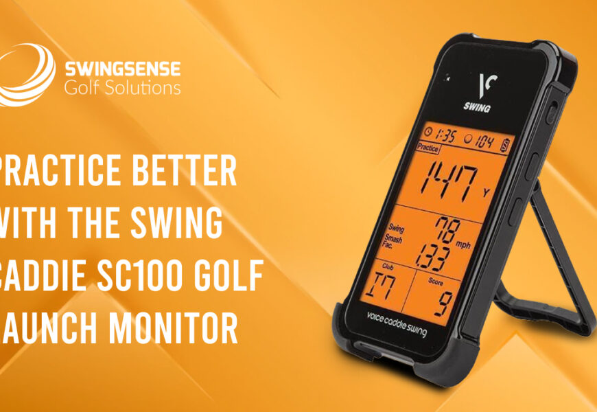 Practice Better With The Swing Caddie SC100 Golf Launch Monitor