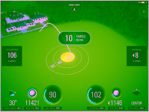 pitching green golf