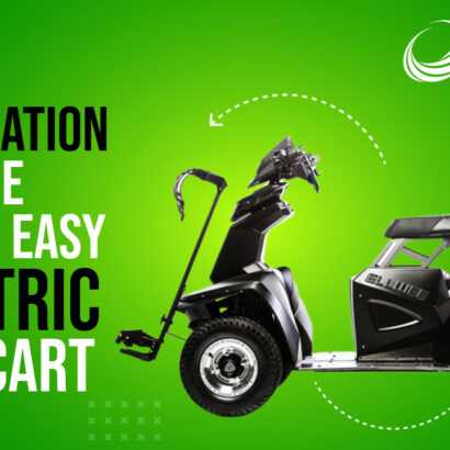 The ellwee easy electric golf cart