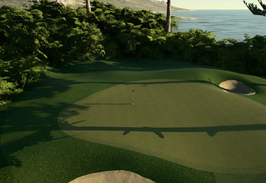 Olympic Club Cliffs Course LIDAR