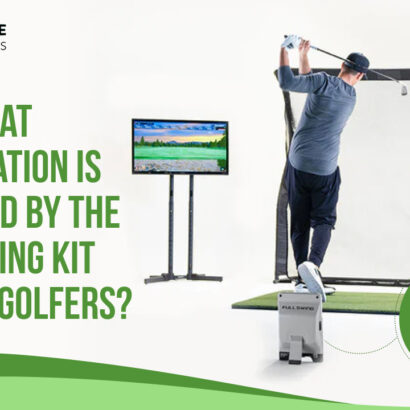 What information is collected by the FullSwing Kit to assist golfers?