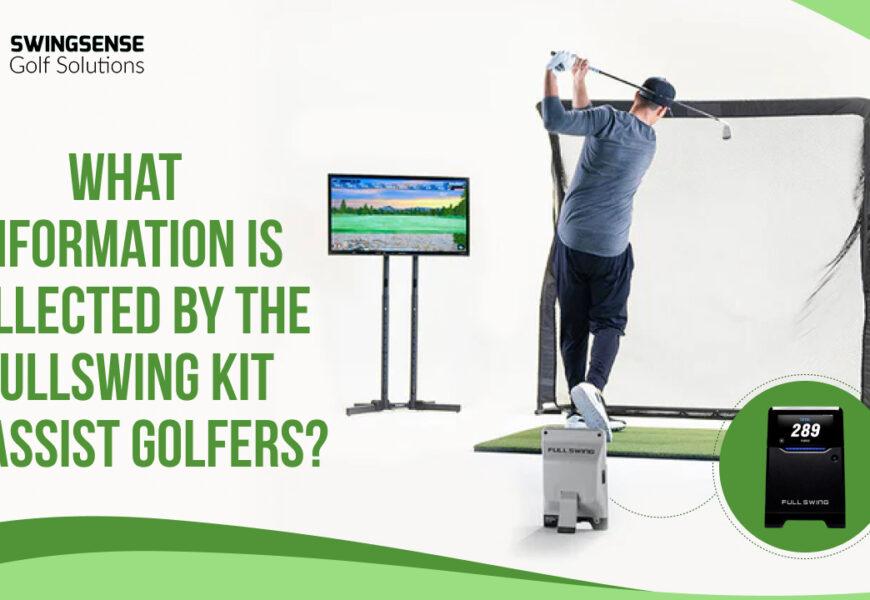What information is collected by the FullSwing Kit to assist golfers?