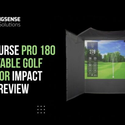 HomeCourse Pro 180 Retractable Golf Simulator Impact Screen Review